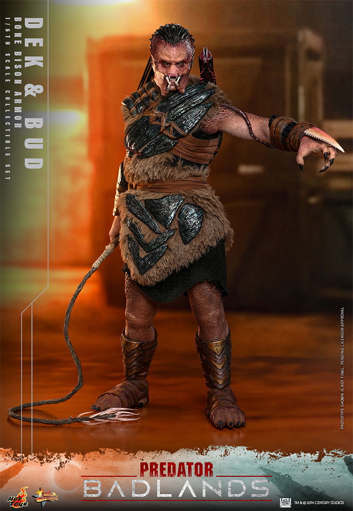 プレデター：バッドランド「デク（ボーン・バイソン・アーマー）＆バド」のフィギュア画像