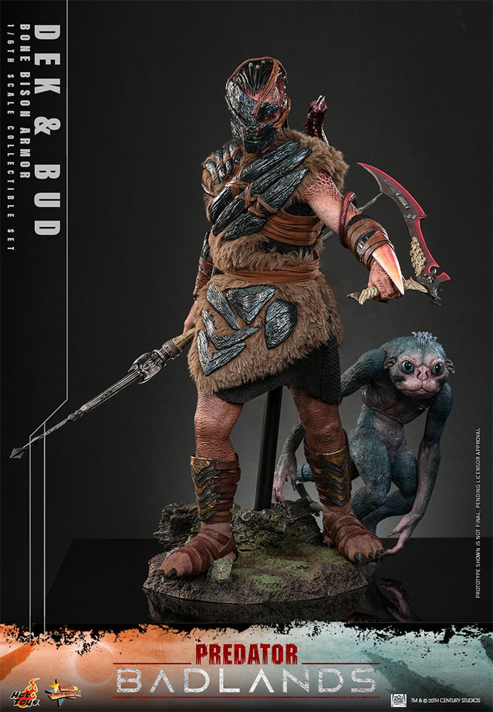 プレデター：バッドランド「デク（ボーン・バイソン・アーマー）＆バド」のフィギュア画像