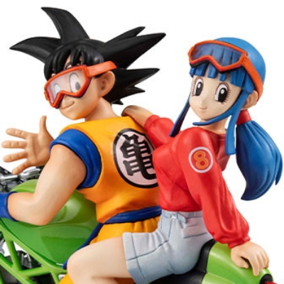 ドラゴンボールZ「孫悟空＆チチ」のフィギュア