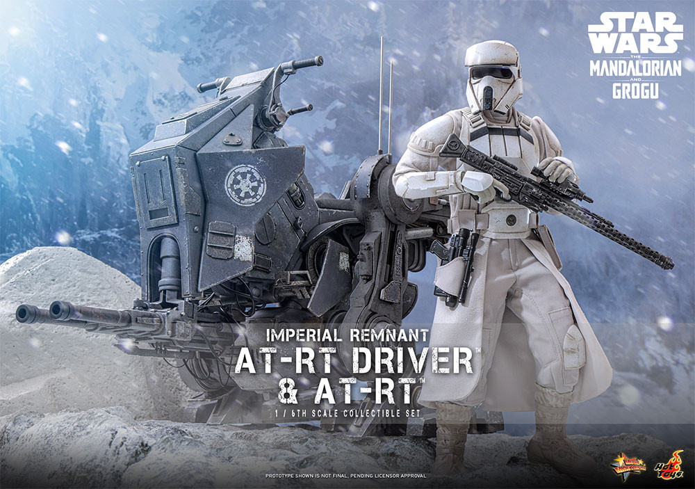 スター・ウォーズ/マンダロリアン・アンド・グローグー「インペリアル・レムナント AT-RTドライバー&AT-RT」のフィギュア画像