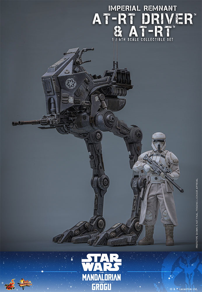 スター・ウォーズ/マンダロリアン・アンド・グローグー「インペリアル・レムナント AT-RTドライバー&AT-RT」のフィギュア画像