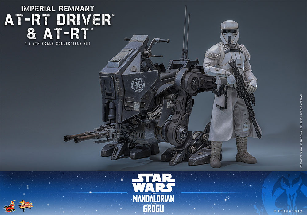 スター・ウォーズ/マンダロリアン・アンド・グローグー「インペリアル・レムナント AT-RTドライバー&AT-RT」のフィギュア画像