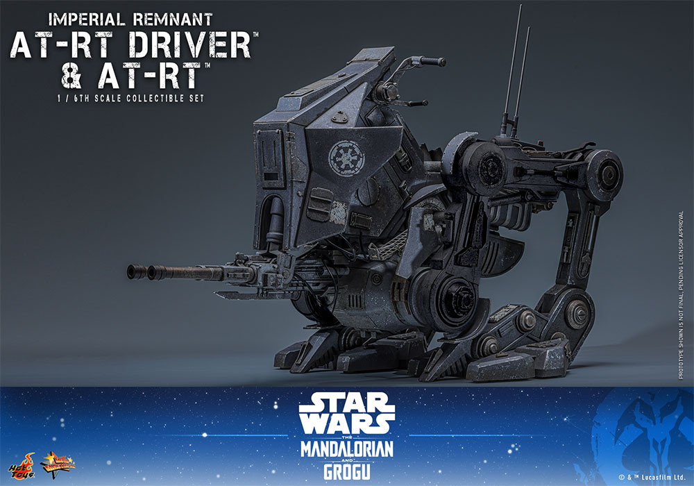 スター・ウォーズ/マンダロリアン・アンド・グローグー「インペリアル・レムナント AT-RTドライバー&AT-RT」のフィギュア画像