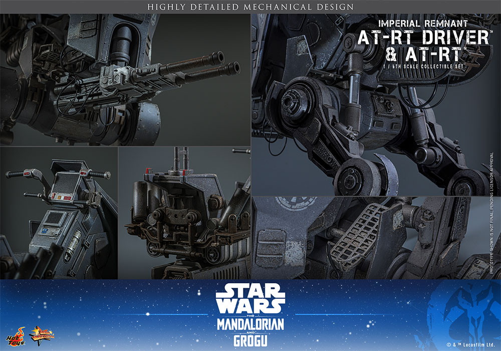 スター・ウォーズ/マンダロリアン・アンド・グローグー「インペリアル・レムナント AT-RTドライバー&AT-RT」のフィギュア画像