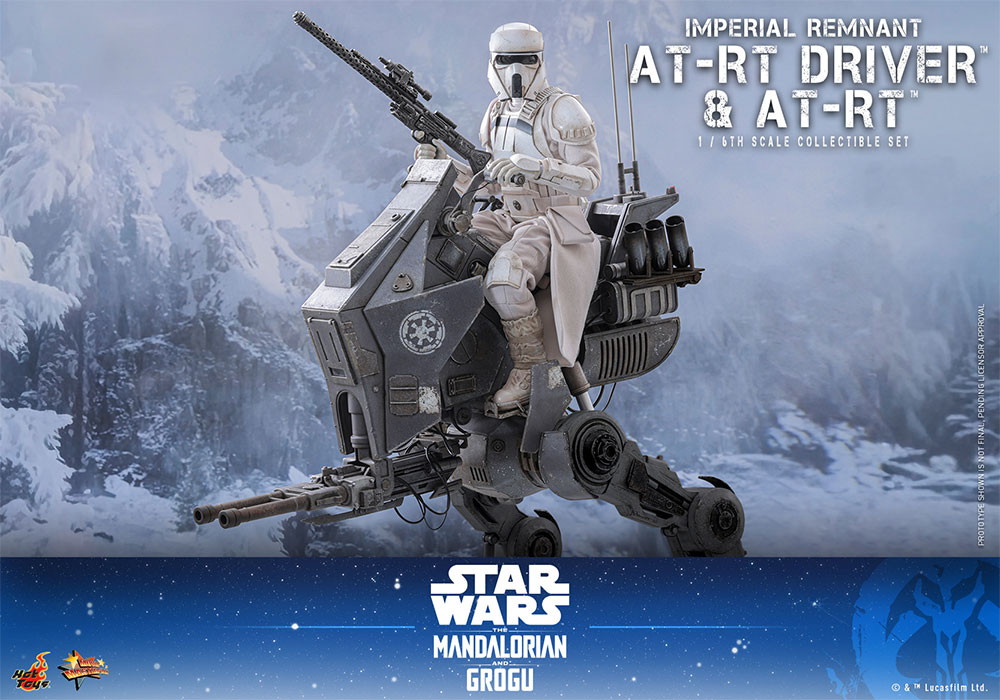 スター・ウォーズ/マンダロリアン・アンド・グローグー「インペリアル・レムナント AT-RTドライバー&AT-RT」のフィギュア画像