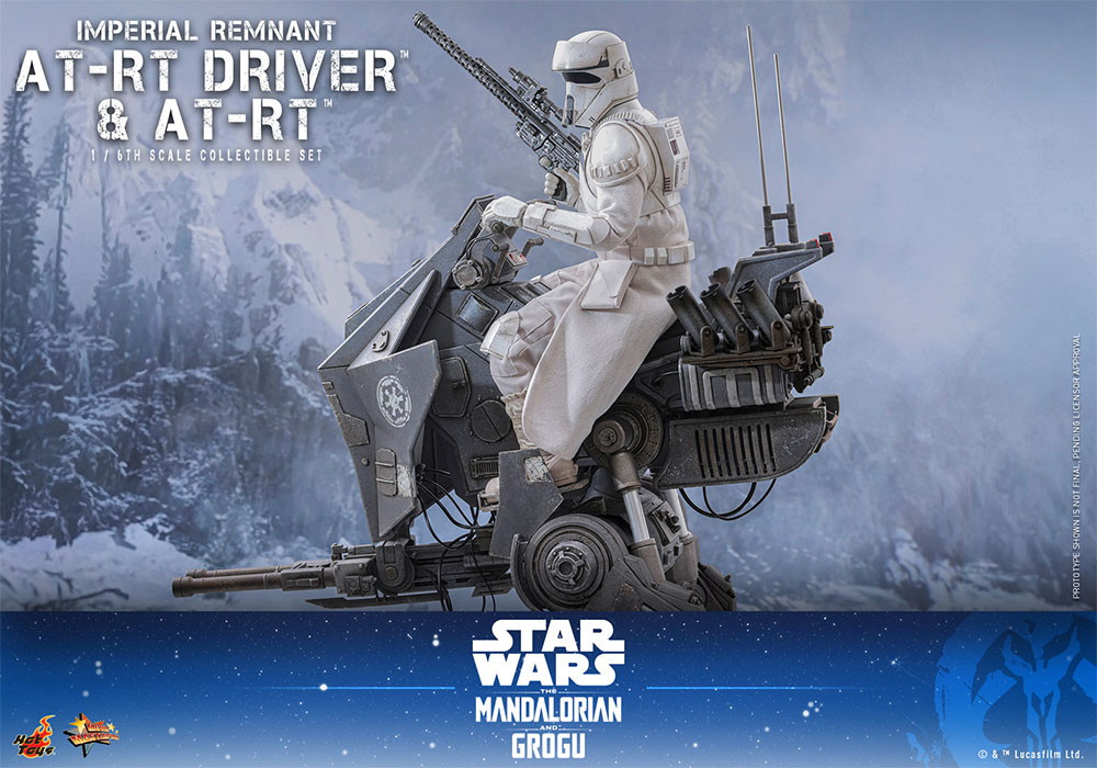 スター・ウォーズ/マンダロリアン・アンド・グローグー「インペリアル・レムナント AT-RTドライバー&AT-RT」のフィギュア画像