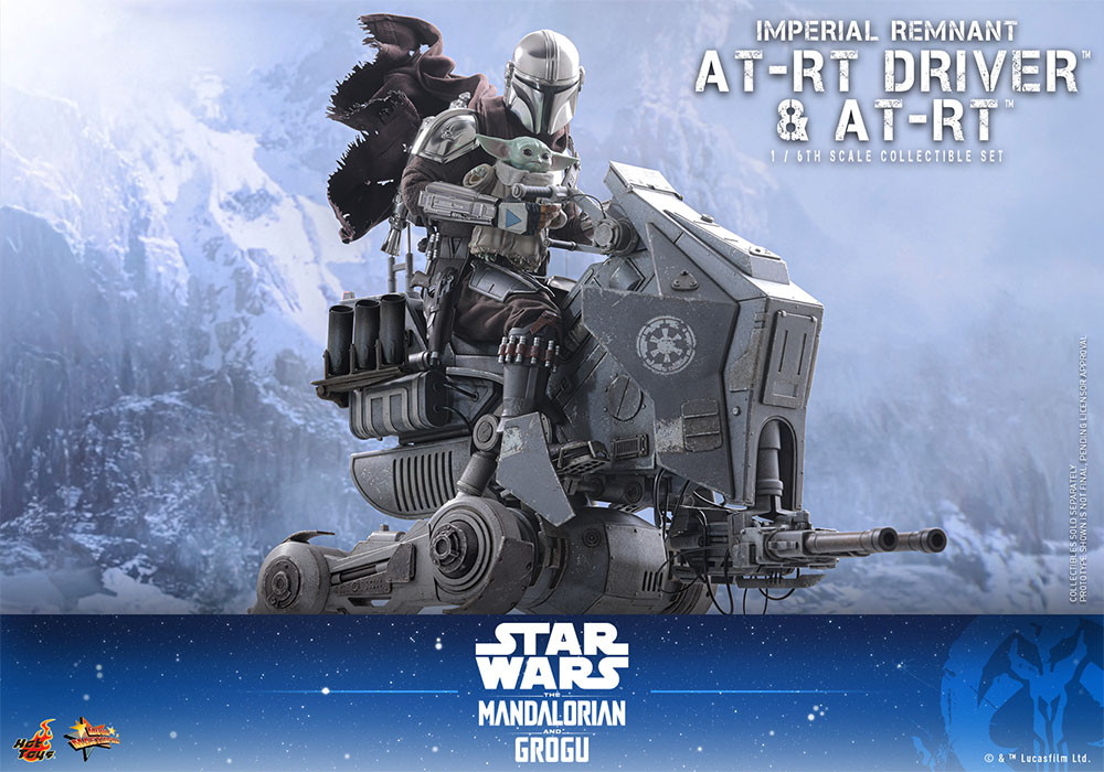 スター・ウォーズ/マンダロリアン・アンド・グローグー「インペリアル・レムナント AT-RTドライバー&AT-RT」のフィギュア画像
