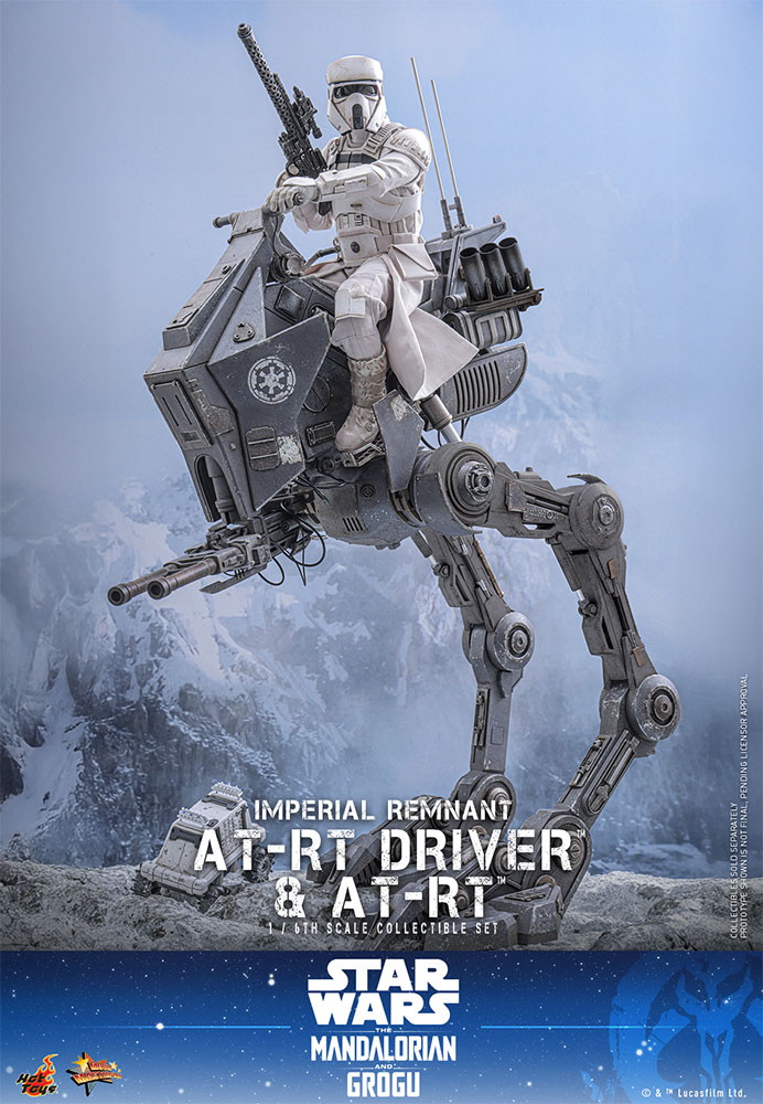スター・ウォーズ/マンダロリアン・アンド・グローグー「インペリアル・レムナント AT-RTドライバー&AT-RT」のフィギュア画像
