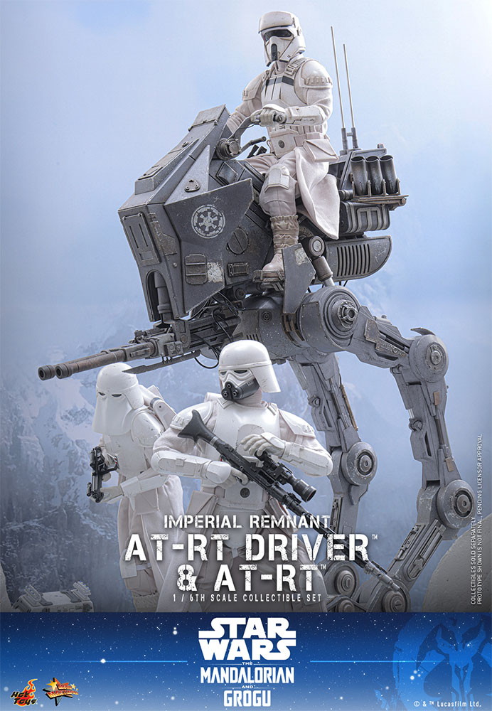 スター・ウォーズ/マンダロリアン・アンド・グローグー「インペリアル・レムナント AT-RTドライバー&AT-RT」のフィギュア画像
