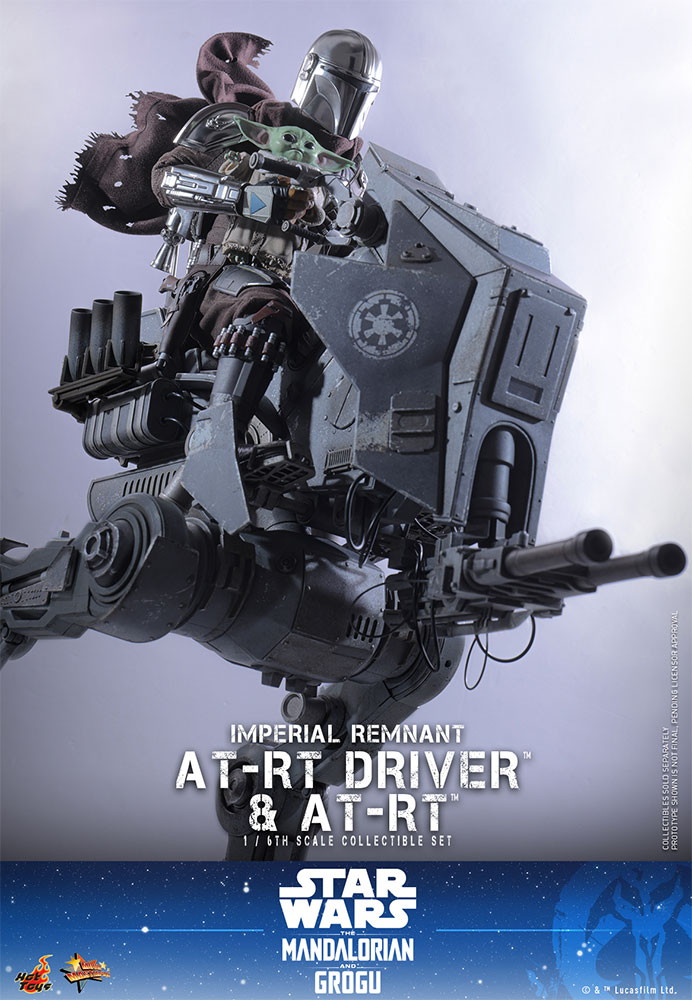 スター・ウォーズ/マンダロリアン・アンド・グローグー「インペリアル・レムナント AT-RTドライバー&AT-RT」のフィギュア画像