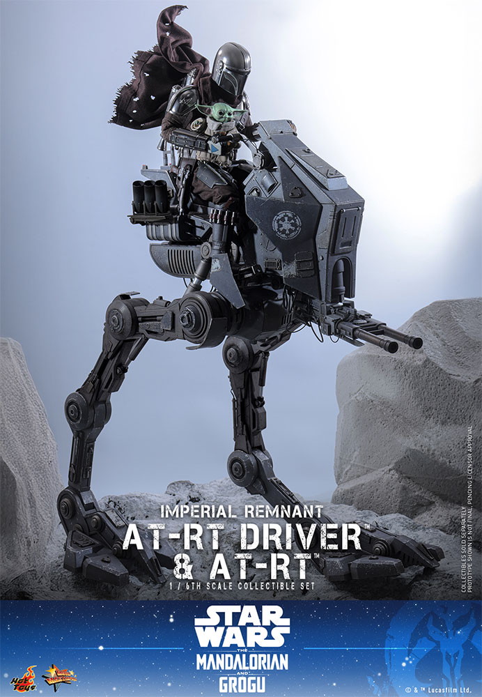 スター・ウォーズ/マンダロリアン・アンド・グローグー「インペリアル・レムナント AT-RTドライバー&AT-RT」のフィギュア画像