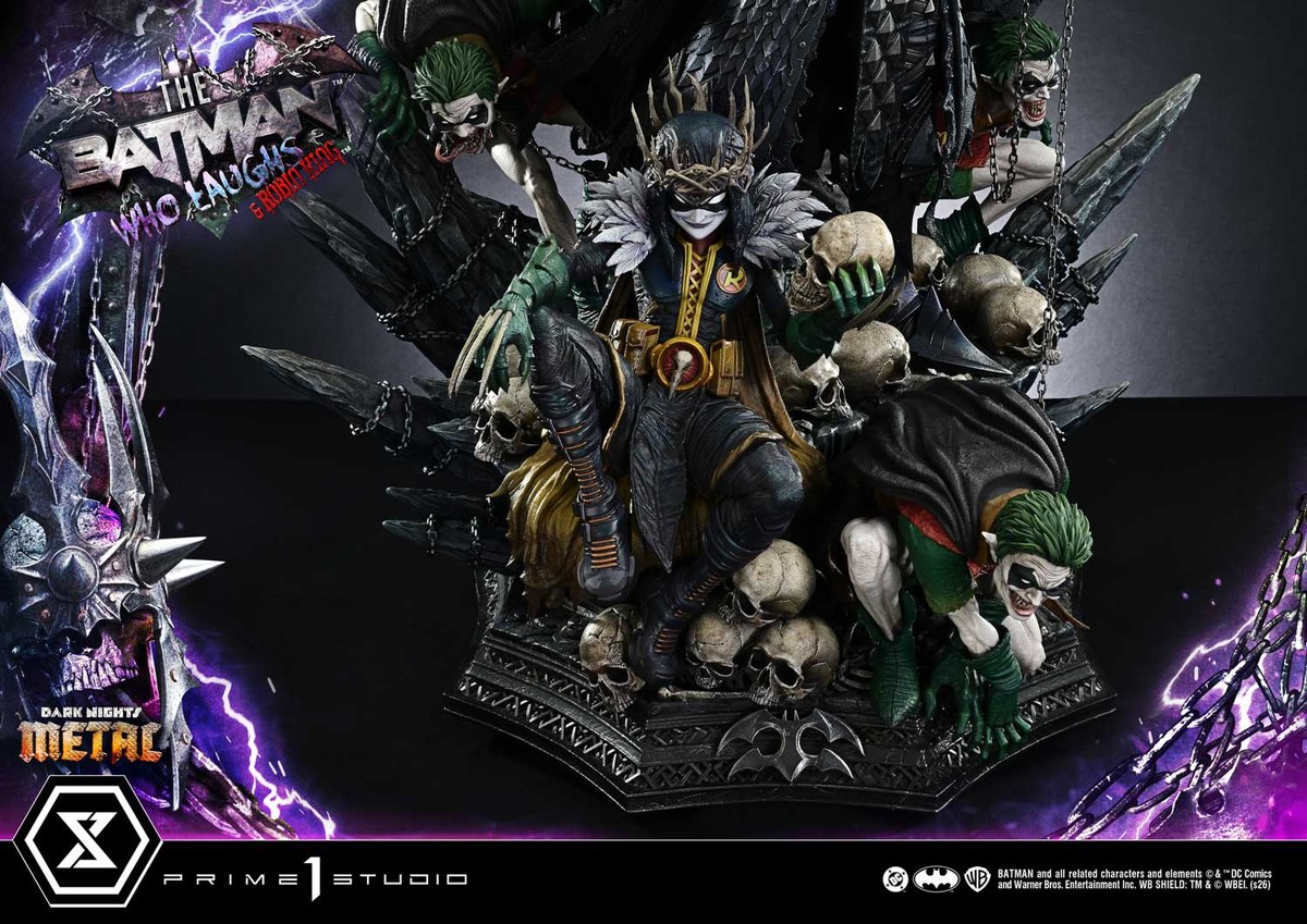 ダークナイツ:デスメタル「バットマン・フーラフズ&ロビンキング」のフィギュア画像