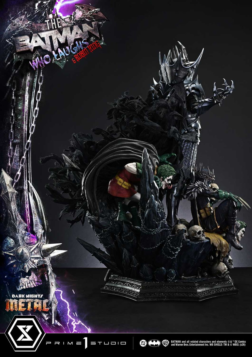 ダークナイツ:デスメタル「バットマン・フーラフズ&ロビンキング」のフィギュア画像