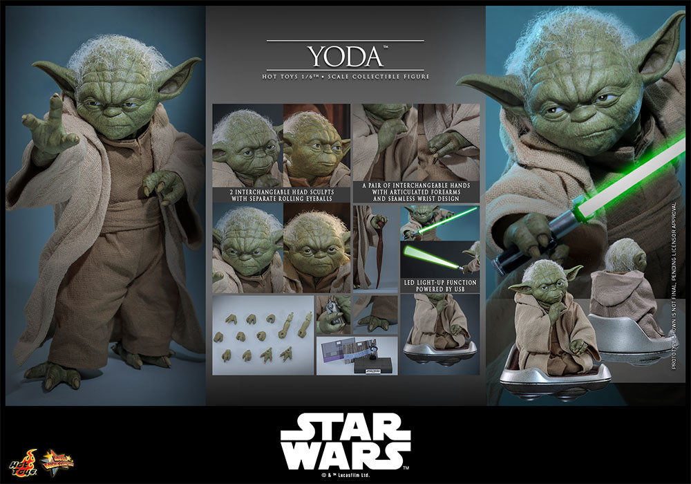 スター・ウォーズ エピソード3/シスの復讐「ヨーダ」のフィギュア画像