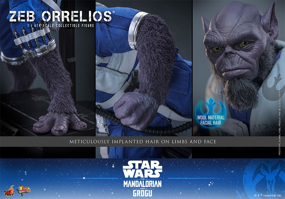 映画 スター・ウォーズ/マンダロリアン・アンド・グローグー「ゼブ・オレリオス」のフィギュア画像