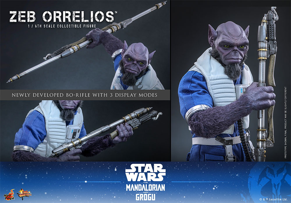 映画 スター・ウォーズ/マンダロリアン・アンド・グローグー「ゼブ・オレリオス」のフィギュア画像