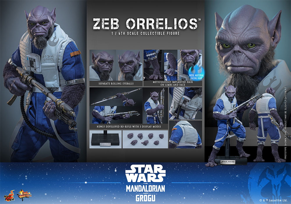 映画 スター・ウォーズ/マンダロリアン・アンド・グローグー「ゼブ・オレリオス」のフィギュア画像