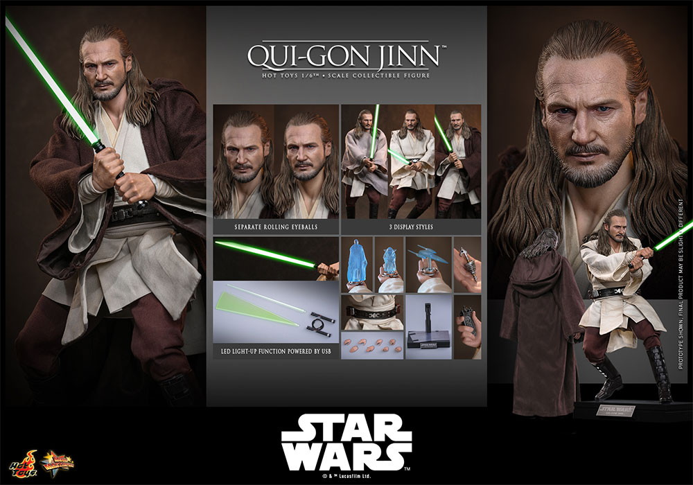 スター・ウォーズ エピソード1/ファントム・メナス「クワイ=ガン・ジン(2.0版)」のフィギュア画像