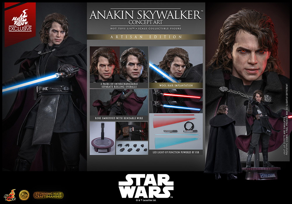 スター・ウォーズ エピソード3/シスの復讐「アナキン・スカイウォーカー(コンセプトアート)」のフィギュア画像