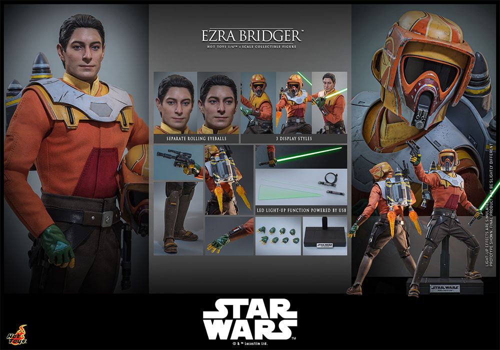 スター・ウォーズ 反乱者たち「エズラ・ブリッジャー」のフィギュア画像