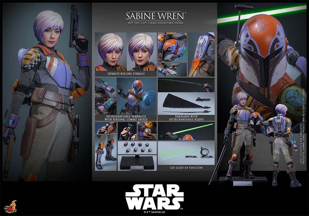 スター・ウォーズ 反乱者たち「サビーヌ・レン」のフィギュア画像