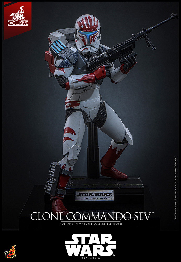 スター・ウォーズ：クローン・ウォーズ「クローン・コマンドー・セヴ」のフィギュア画像