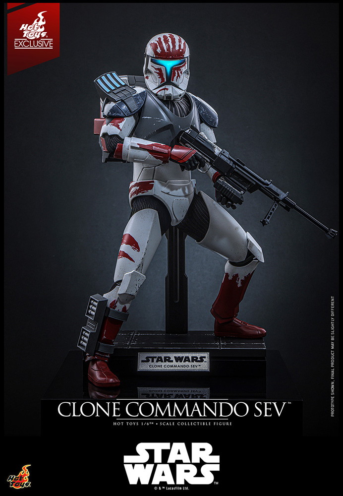 スター・ウォーズ：クローン・ウォーズ「クローン・コマンドー・セヴ」のフィギュア画像