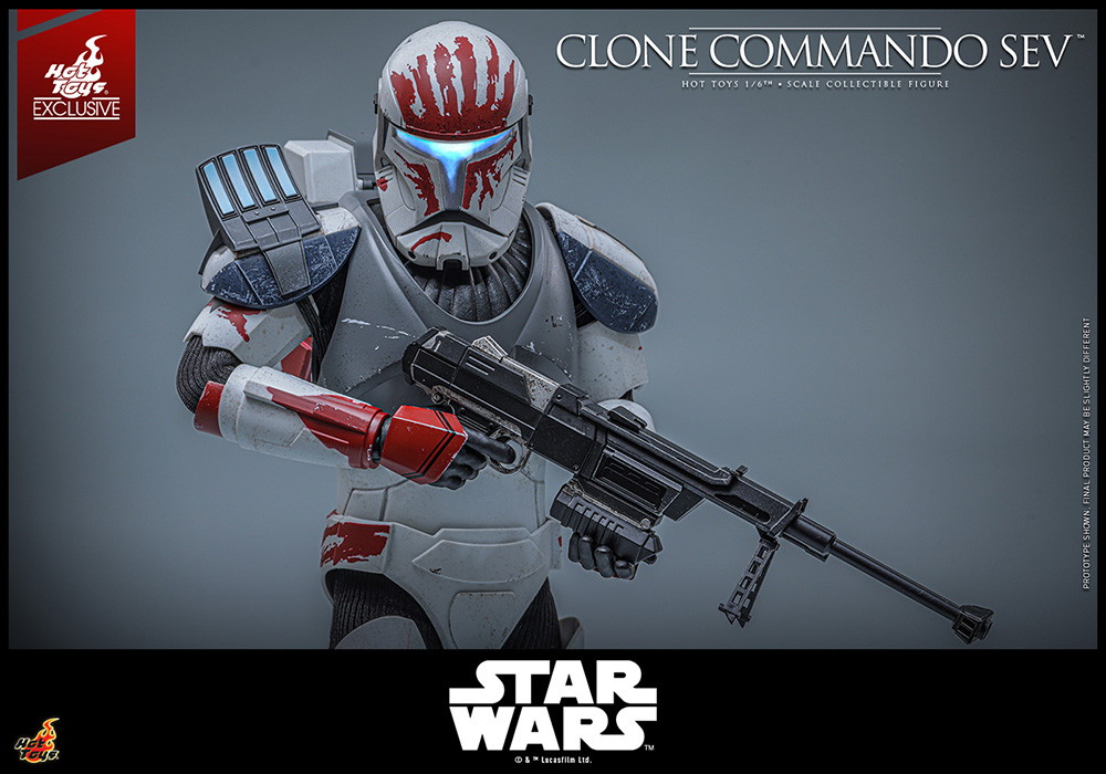スター・ウォーズ：クローン・ウォーズ「クローン・コマンドー・セヴ」のフィギュア画像