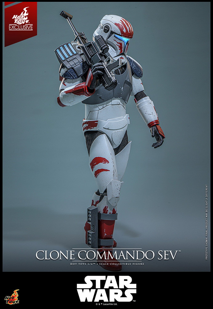 スター・ウォーズ：クローン・ウォーズ「クローン・コマンドー・セヴ」のフィギュア画像