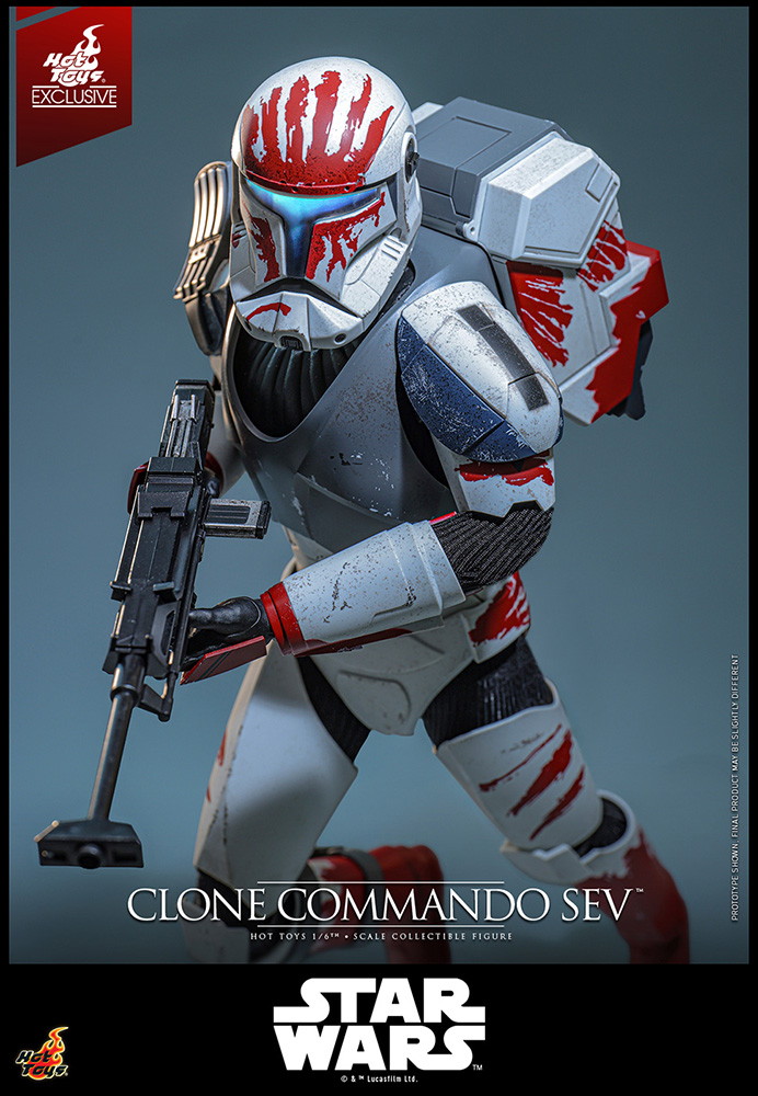 スター・ウォーズ：クローン・ウォーズ「クローン・コマンドー・セヴ」のフィギュア画像