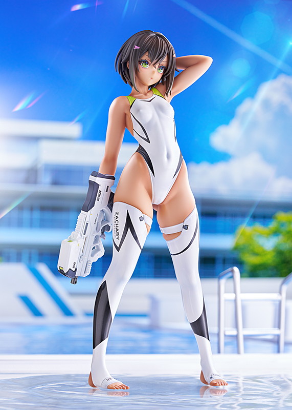 ARMS NOTE「水泳部の部長ちゃん 紫の水着Ver./白の水着Ver.」のフィギュア画像