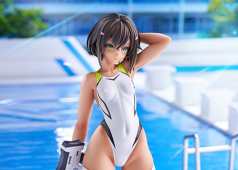 ARMS NOTE「水泳部の部長ちゃん 紫の水着Ver./白の水着Ver.」のフィギュア画像