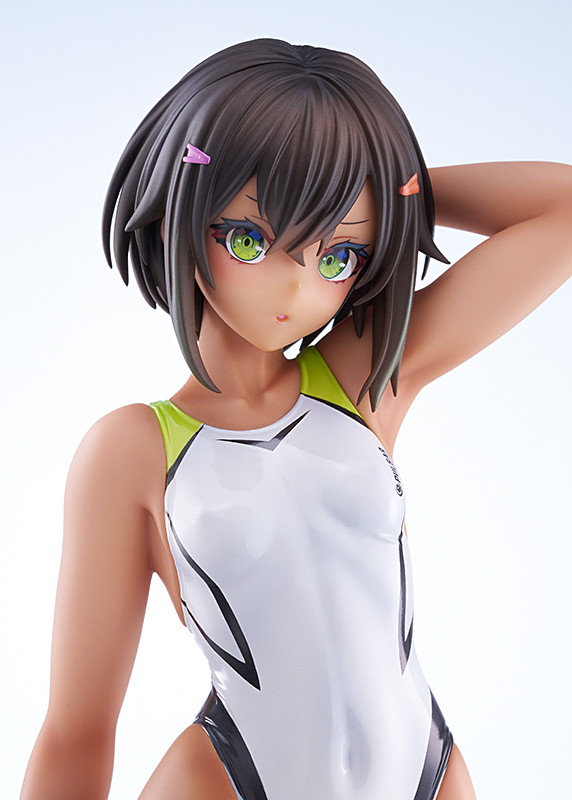 ARMS NOTE「水泳部の部長ちゃん 紫の水着Ver./白の水着Ver.」のフィギュア画像