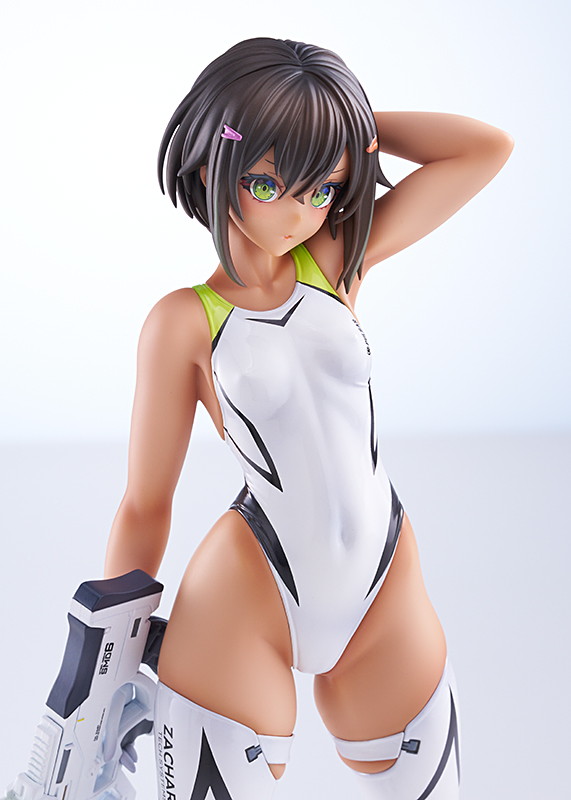 ARMS NOTE「水泳部の部長ちゃん 紫の水着Ver./白の水着Ver.」のフィギュア画像