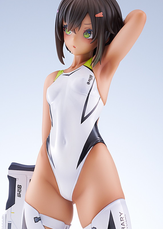 ARMS NOTE「水泳部の部長ちゃん 紫の水着Ver./白の水着Ver.」のフィギュア画像