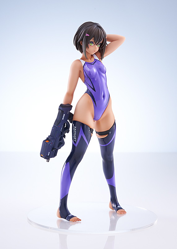 ARMS NOTE「水泳部の部長ちゃん 紫の水着Ver./白の水着Ver.」のフィギュア画像