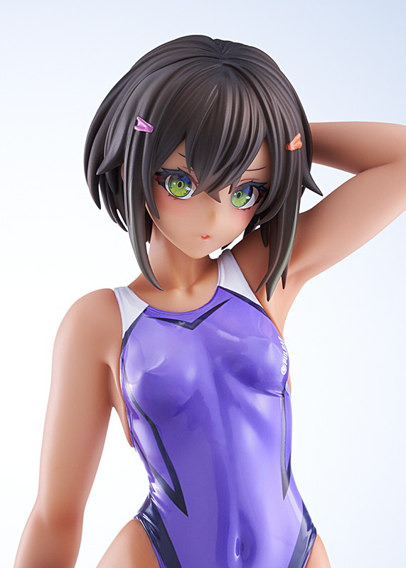 ARMS NOTE「水泳部の部長ちゃん 紫の水着Ver./白の水着Ver.」のフィギュア画像