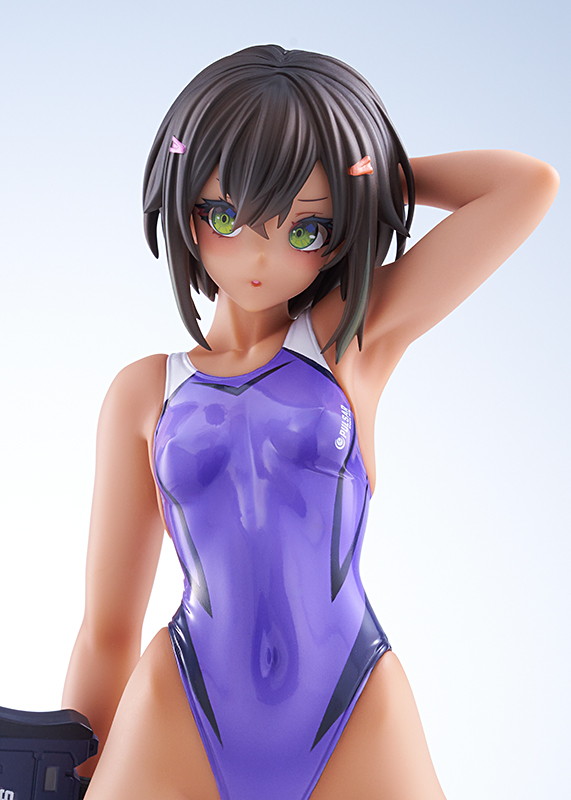 ARMS NOTE「水泳部の部長ちゃん 紫の水着Ver./白の水着Ver.」のフィギュア画像