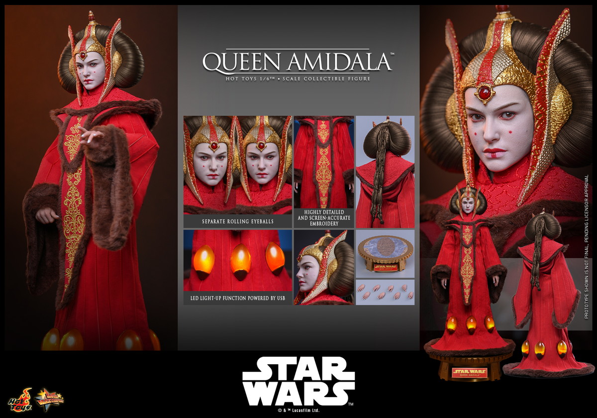スター・ウォーズ エピソード1／ファントム・メナス「アミダラ女王」のフィギュア画像