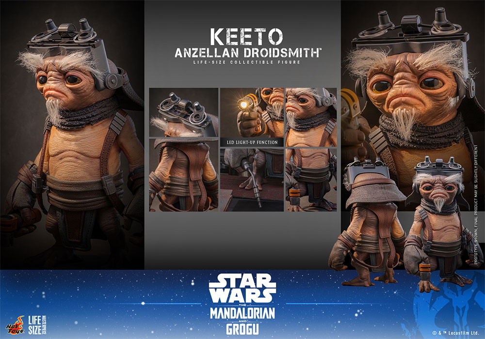 スター・ウォーズ/マンダロリアン・アンド・グローグー「キート(アンゼラ人/ドロイド修理屋)」のフィギュア画像