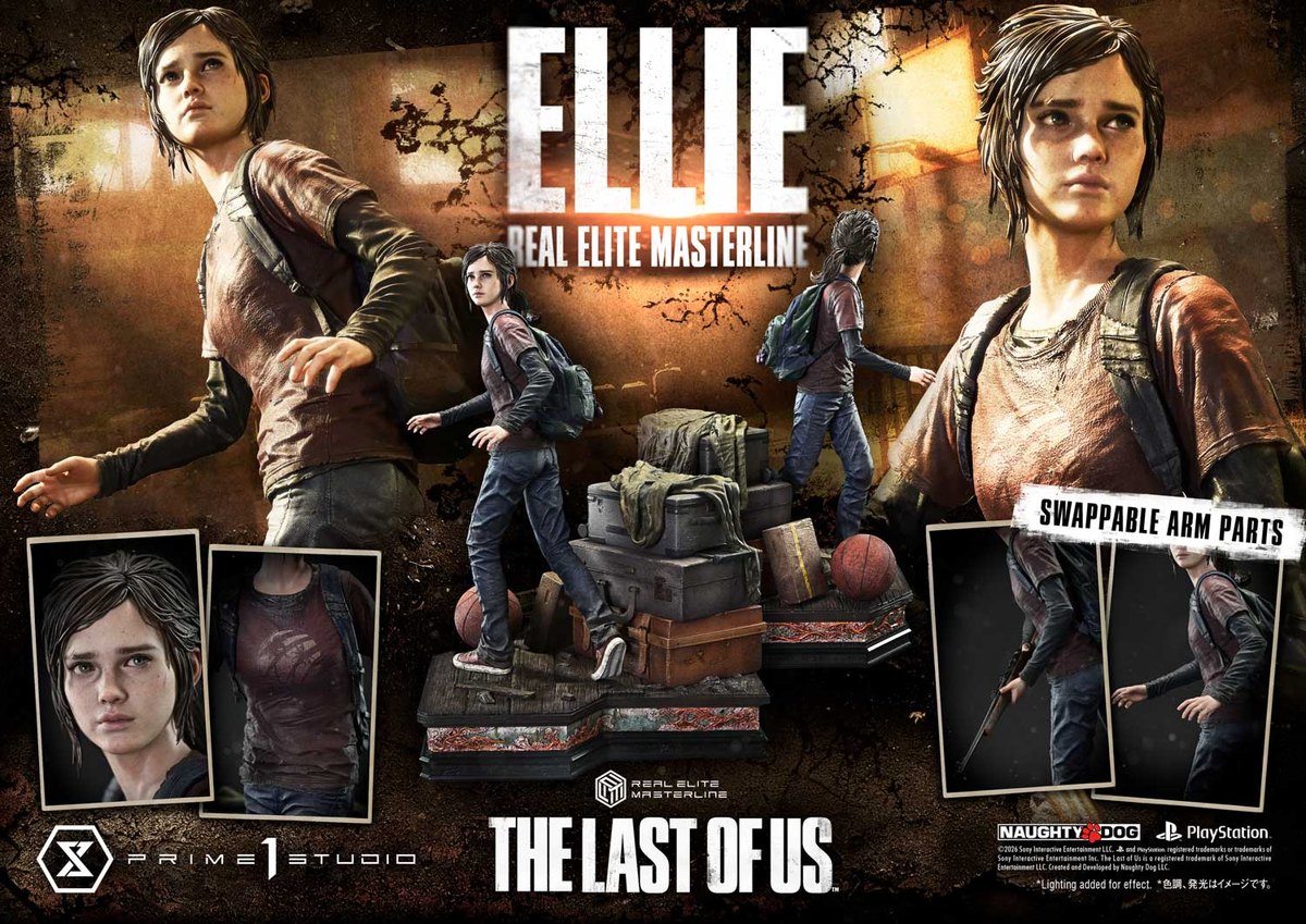 The Last of Us Part I「エリー」のフィギュア画像
