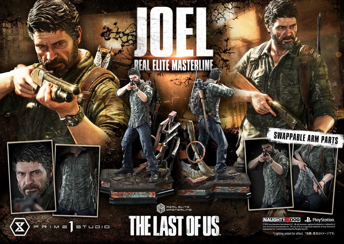 The Last of Us Part I「ジョエル」のフィギュア画像