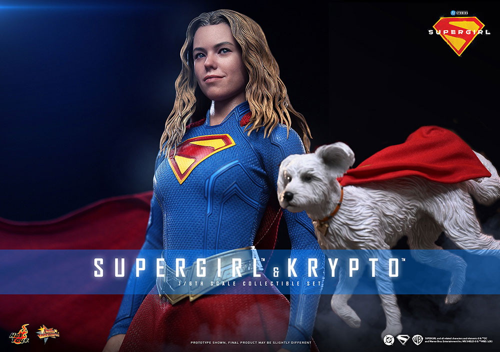 映画 スーパーガール「スーパーガール&クリプト」のフィギュア画像