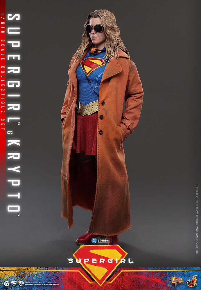 映画 スーパーガール「スーパーガール&クリプト」のフィギュア画像