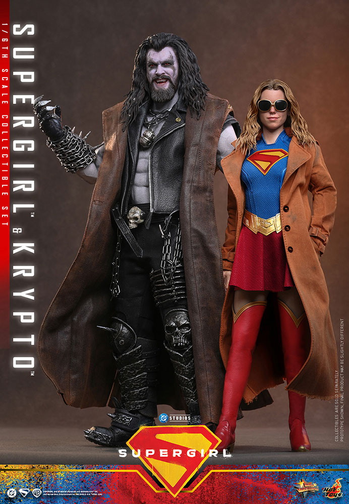 映画 スーパーガール「スーパーガール&クリプト」のフィギュア画像