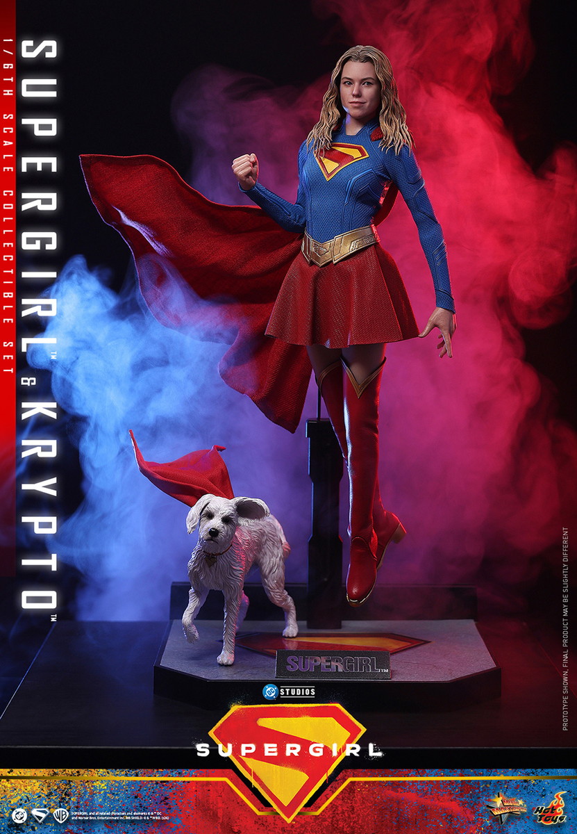 映画 スーパーガール「スーパーガール&クリプト」のフィギュア画像