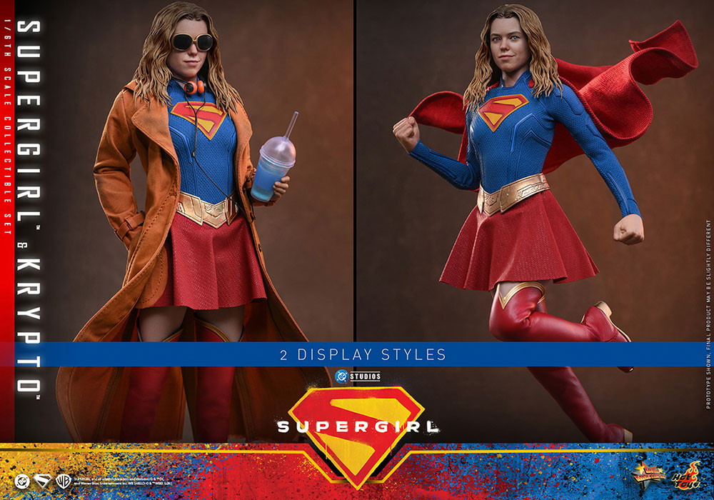 映画 スーパーガール「スーパーガール&クリプト」のフィギュア画像