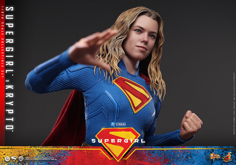 映画 スーパーガール「スーパーガール&クリプト」のフィギュア画像