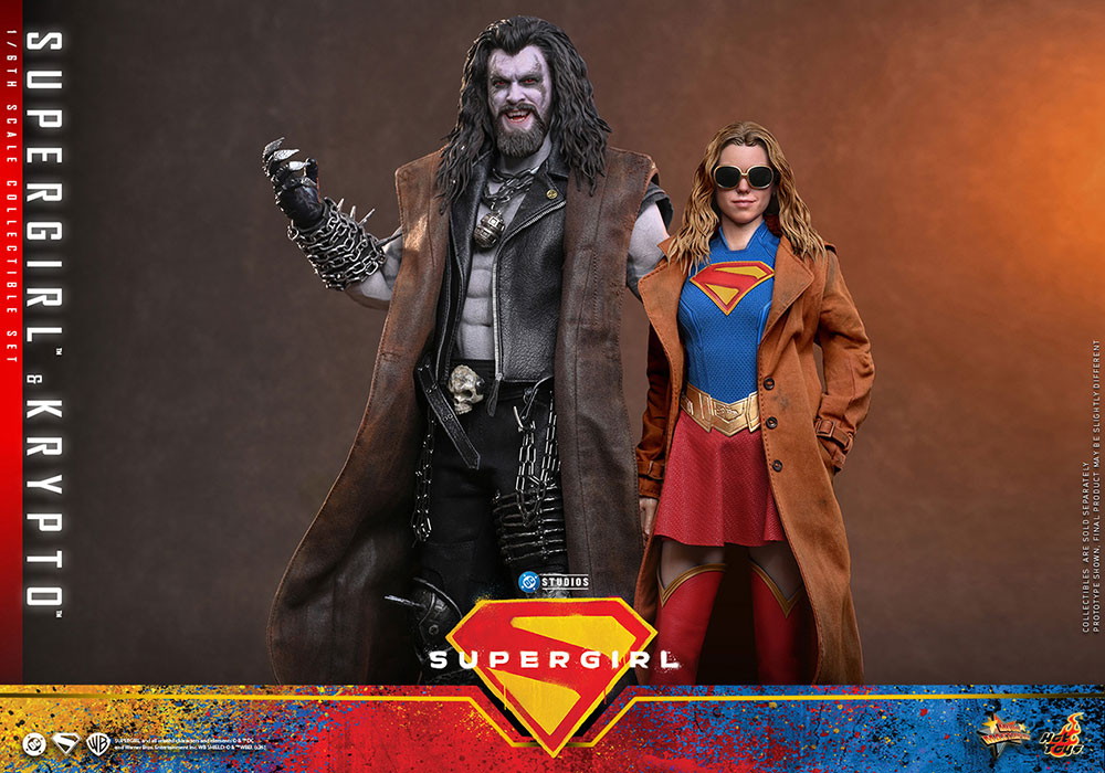 映画 スーパーガール「スーパーガール&クリプト」のフィギュア画像