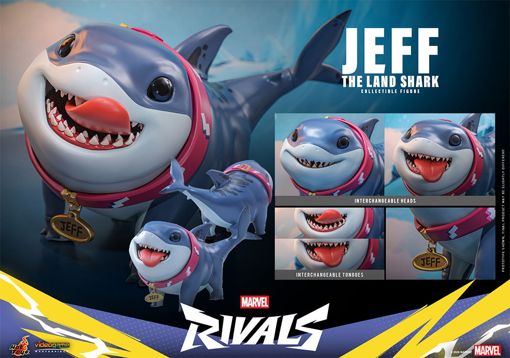 マーベル・ライバルズ「ジェフ・ザ・ランド・シャーク」のフィギュア画像